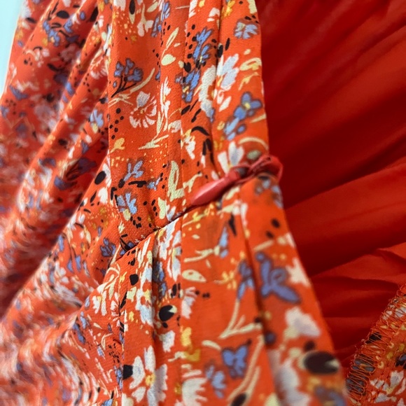 Depend On You Red Cutout Floral Ring Link Maxi Dress NWOT - Picture 10 of 13